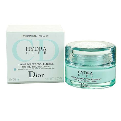 hydra life dior creme sorbet pro jeunesse|Dior hydra life the collection.